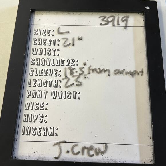 J. Crew Striped button shoulder crewneck pullover Sweater Large Nautical Preppy - Picture 8 of 8